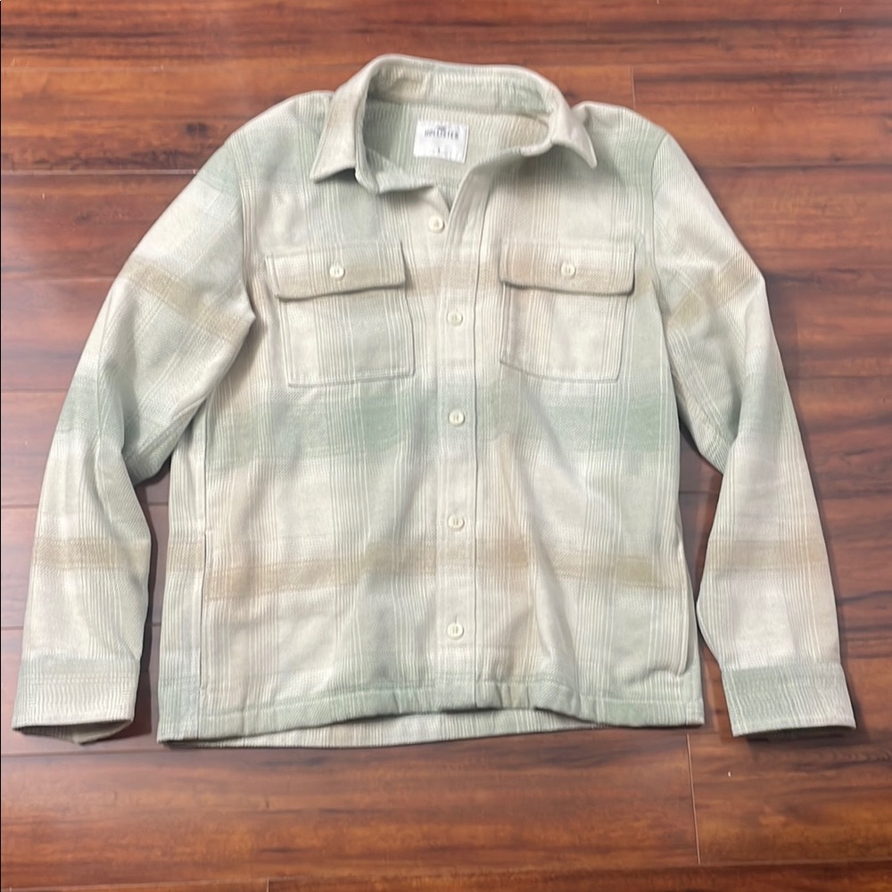 Hollister Green Casual Button Down Shirt